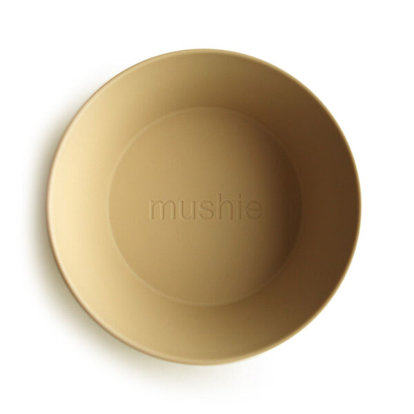 MUSHIE | BOWL Round - mustard (2 stuks)