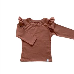 Longsleeve - RUFFLE Klei roze