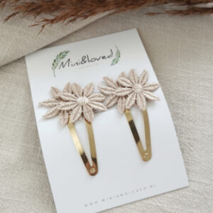 Haarspeldjes - Poppy clip groot (2 stuks)