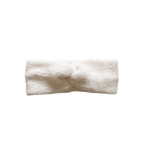 Hoofdband teddy twist ecru