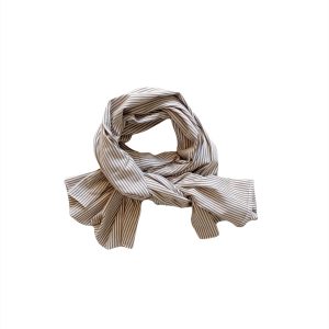 Sjaal - Streep dark beige