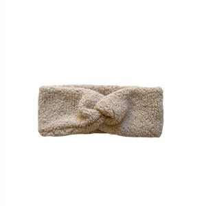 Hoofdband teddy twist sand