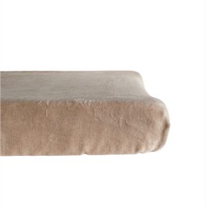 Aankleedkussenhoes - Velvet beige