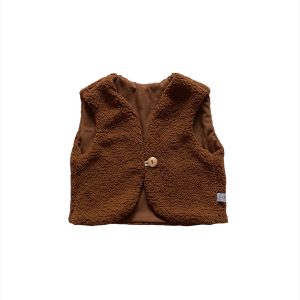 Teddy gilet Brown