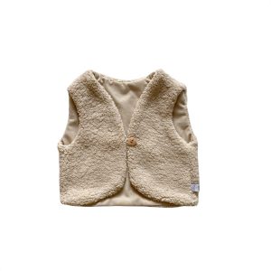 Teddy gilet Beige