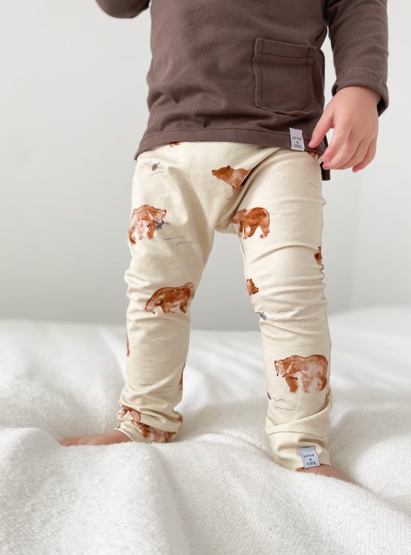 Loose Fit legging - Bears brown - Afbeelding 2