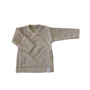 Longsleeve - Overslag Badstof sand
