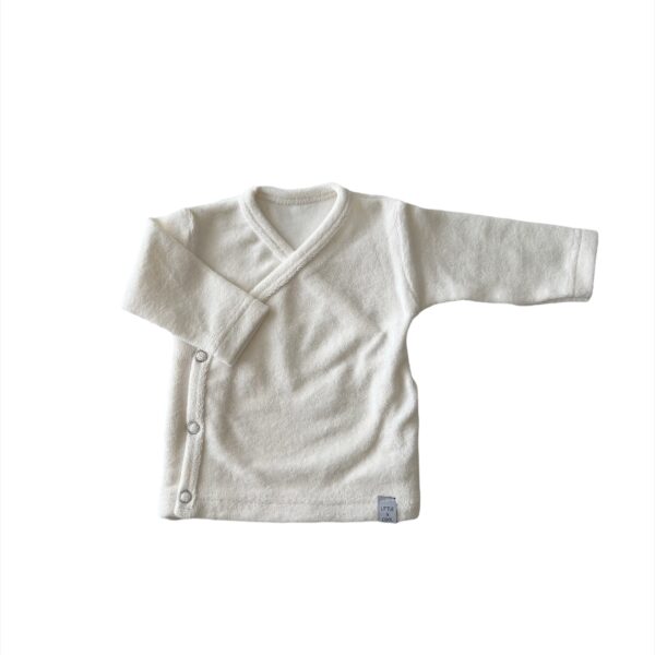 Longsleeve - Overslag Badstof Ecru