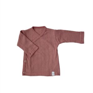 Longsleeve - Overslag POINTELLE Klei roze