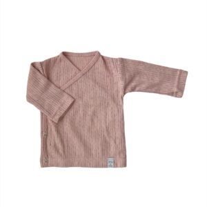 Longsleeve - Overslag POINTELLE Old pink