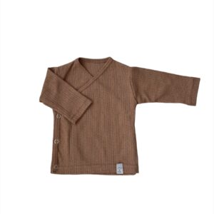 Longsleeve - Overslag POINTELLE Cacau