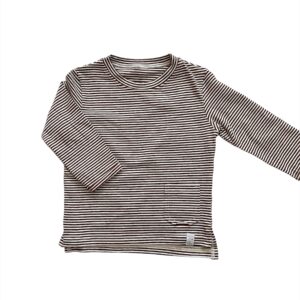 Longsleeve - Streep Dark brown