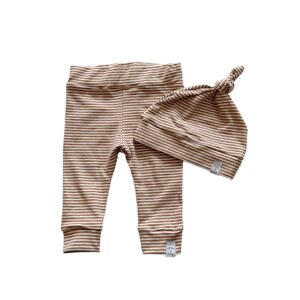 Newborn set -  Smal streep Perzik