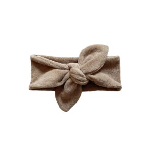 Haarband Breed - Badstof Taupe