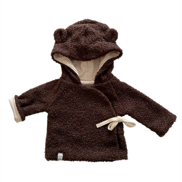 Baby jasje boucle dark brown