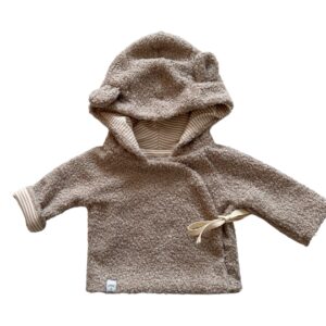 Baby jasje boucle taupe