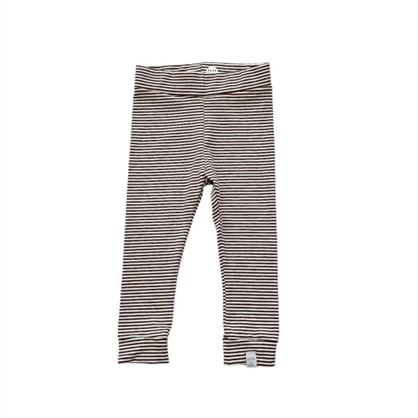 Skinny legging -   Smal streep Dark brown