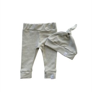 Newborn set -  Smal streep Sage