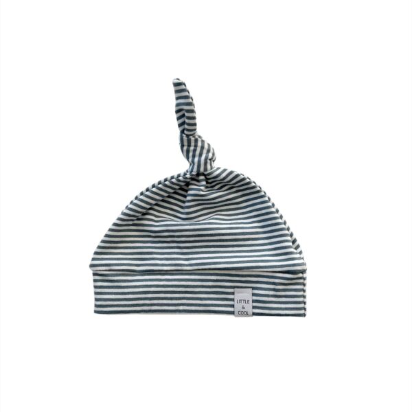 Newborn Mutsje los - Smal streep Blue