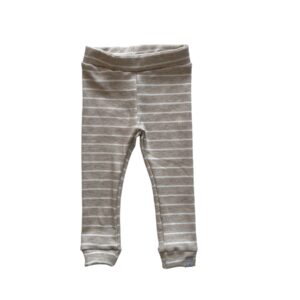 Skinny legging - rib streep beige