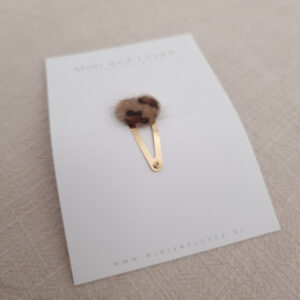 Heart clip Panther klein (2 stuk)