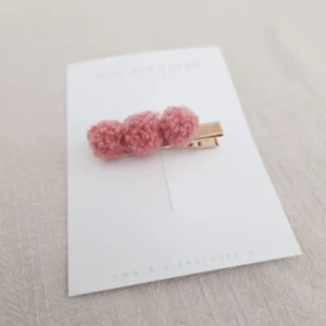 Pompom Pink line middel (1 stuk)