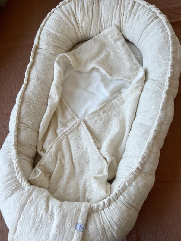 Babynestje - EMBROIDERY, Naturel - Afbeelding 3