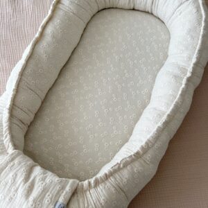 Babynestje - EMBROIDERY, Naturel