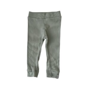 Skinny legging - Dusty Green rib