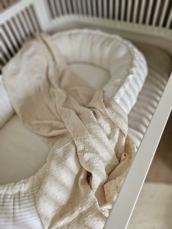 Babynestje - Rib ecru - Afbeelding 3