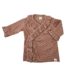 Longsleeve - overslag ruffle rib old pink melange - Newborn