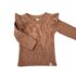 Longsleeve - RUFFLE Old pink Melange - 86/92