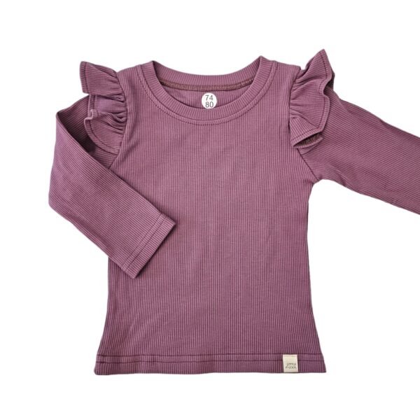Longsleeve - RUFFLE Old Lila