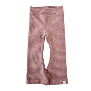 Flared - Rib Velours Old Pink