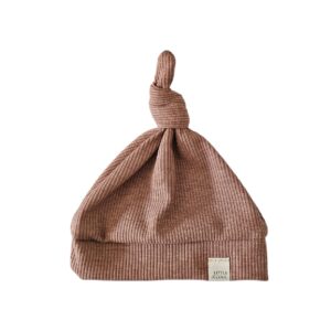 Newborn Mutsje los - Old pink rib Malange