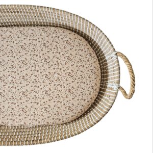 Matrashoes Mozes verschoonmandje - Flower Bomb Beige