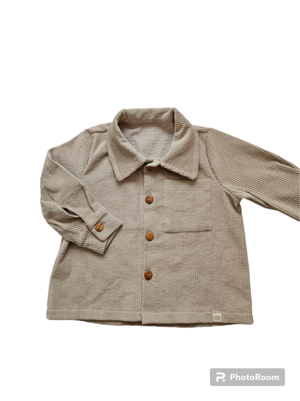 Blouse Rib Beige