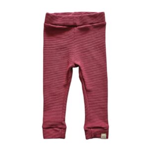 Skinny legging - Rib Framboos *