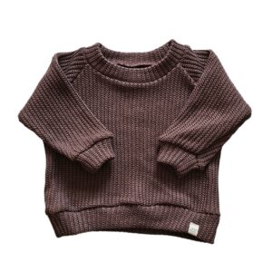 Trui Gebreid Dark brown