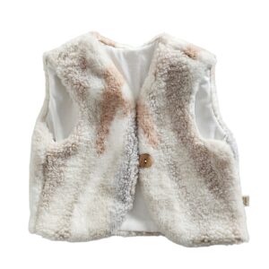 Teddy gilet streep