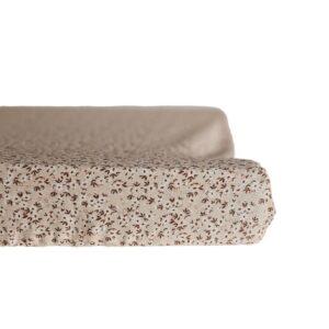 Aankleedkussenhoes -Flower Bomb Beige