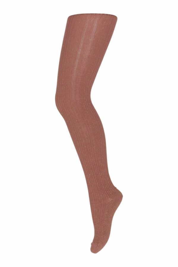 Celosia glitter tights - Copper Brown
