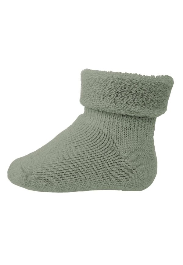 Wool baby socks - Lily Pad