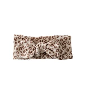 Haarband Breed -  Panter rib beige