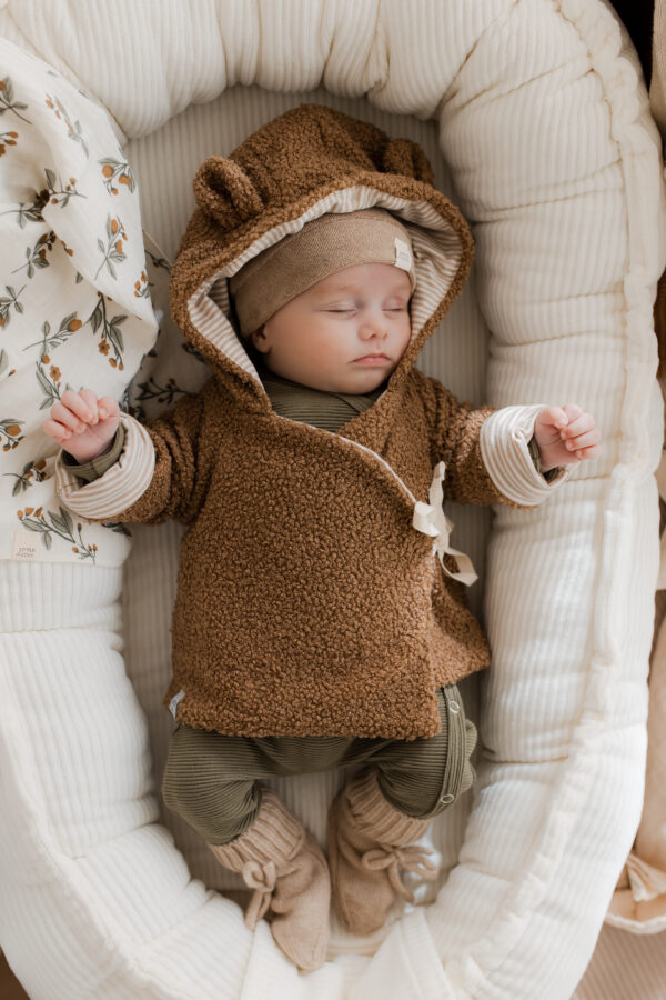Baby jasje boucle brown