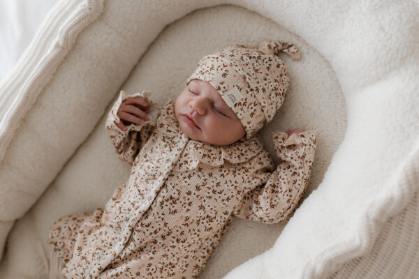 Boxpakje Jill - Ruffel Rib Flower Bomb Beige - Afbeelding 2