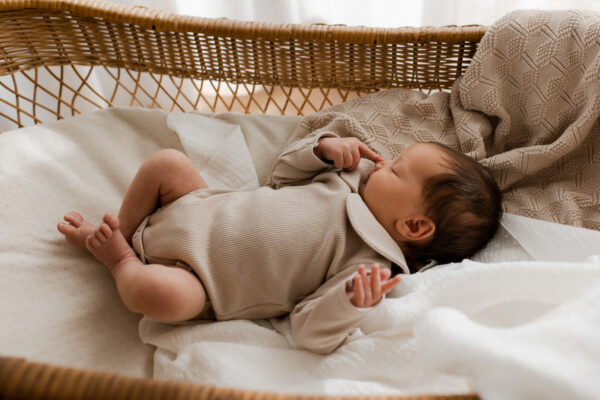 Romper -  Kraagje Rib beige - Afbeelding 3