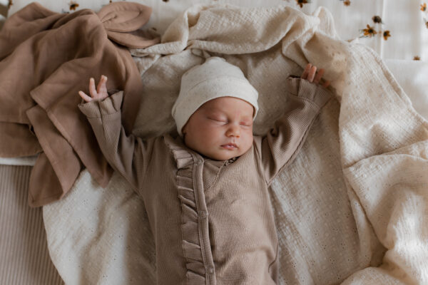 Boxpakje Jill - Ruffel Rib Dark Beige - Afbeelding 2