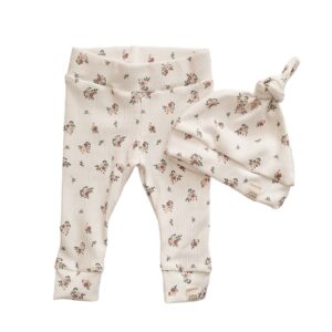 Newborn set - Spring Flowers rib