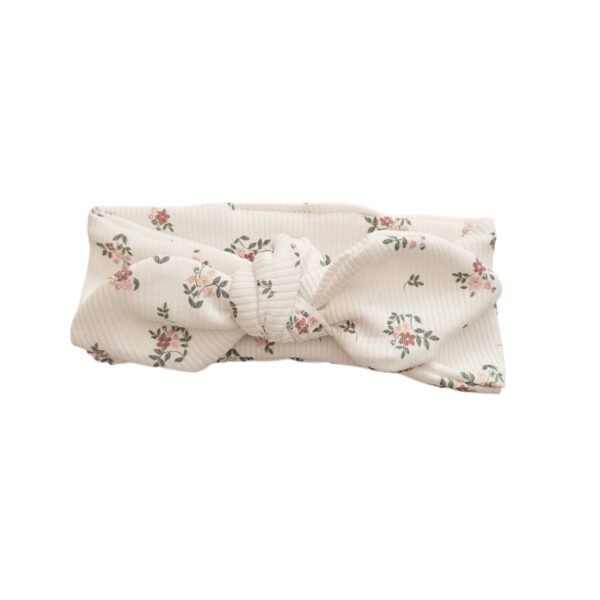Haarband Breed - Spring Flowers rib